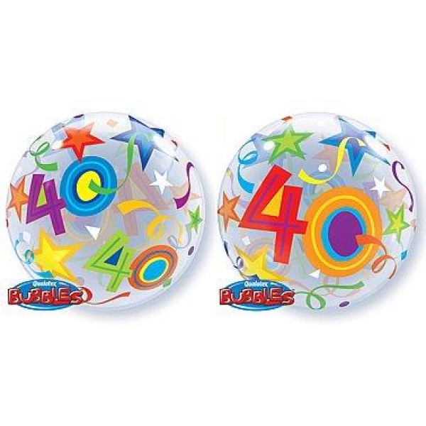 Balón fóliový 40. narodeniny, 55cm