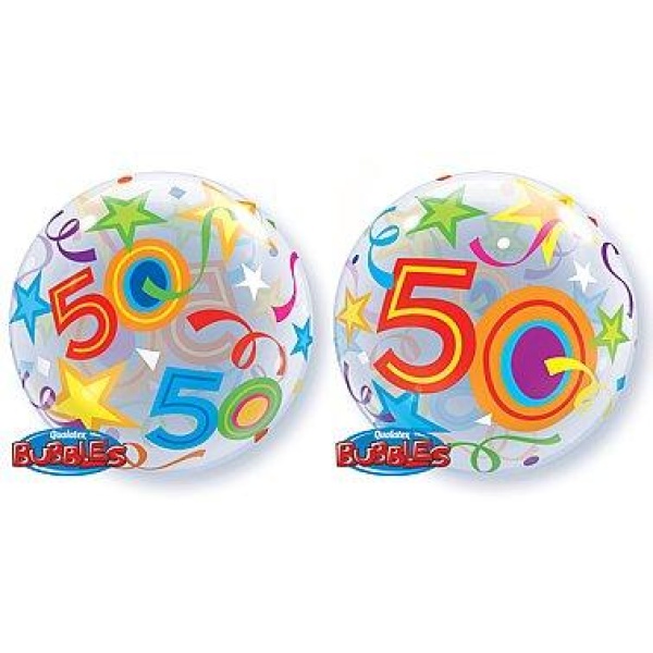 Balón fóliový 50. narodeniny, 55cm