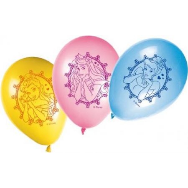 Balóny Disney princezny, 28cm, 8ks
