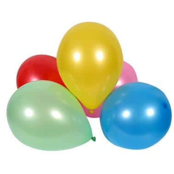 Balóny pastelové farebný mix, 20cm 100ks
