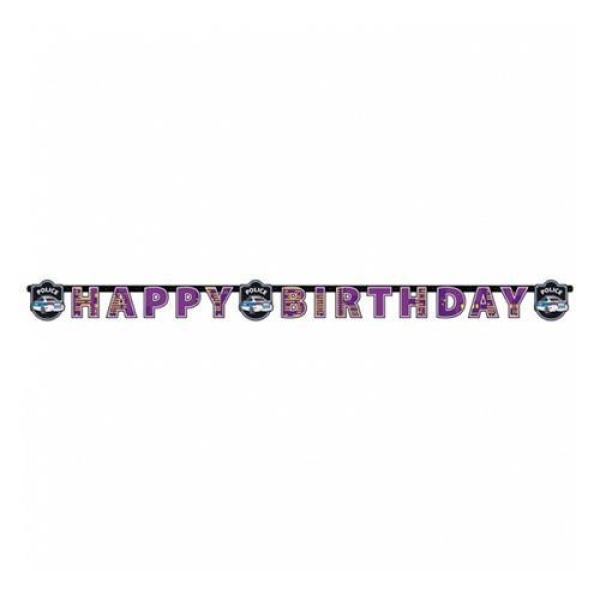 Girlanda nápis Happy Birthday, 180x15cm