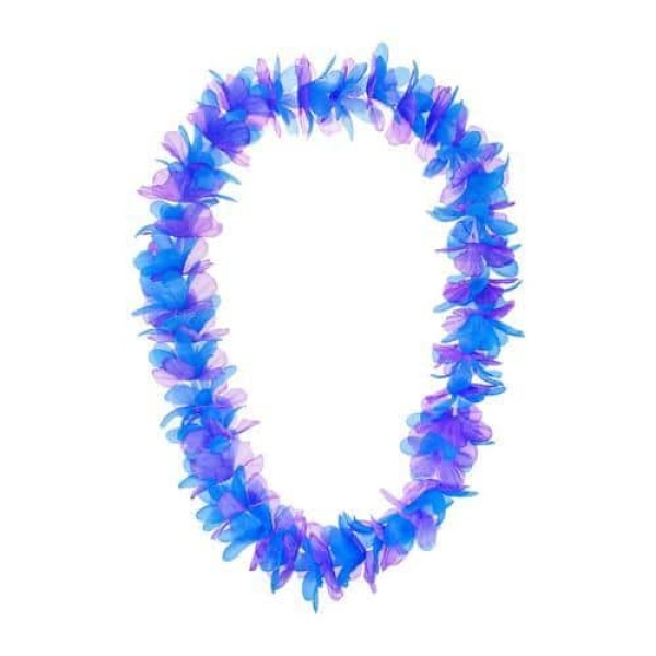 Havajský náhrdelník modro-fialový, 120cm