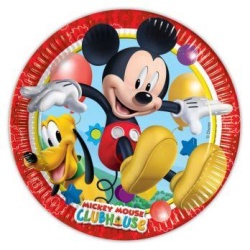 Papierové taniere Mickey Mouse Playful, 23cm, 8ks
