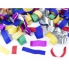 Vystreľovacie konfety farebné papierové a metalické pásiky, 40cm