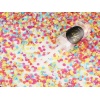 Vystreľovacie konfety PUSH POP, farebné