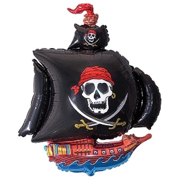 Balón fóliový Pirátska loď, 35cm
