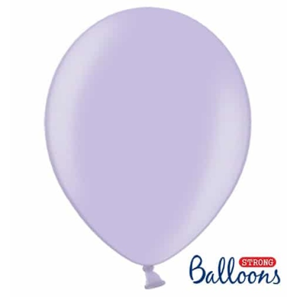 Balón metalický bledofialový, 30cm, 1ks