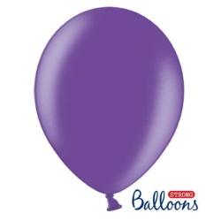 Balón metalický fialový, 30cm, 1ks