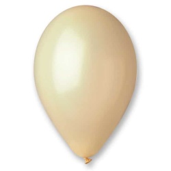 Balón metalický horčicový, 26cm, 1ks