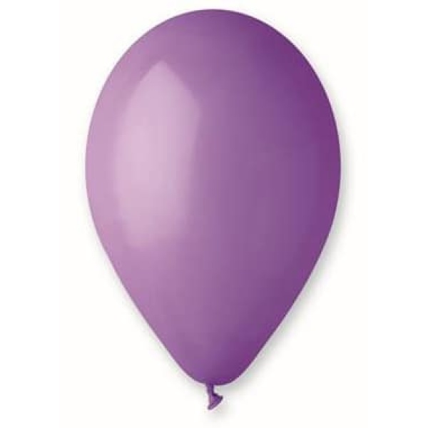Balón pastelový levanduľový, 30cm, 1ks