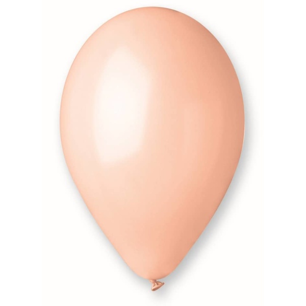Balón pastelový lososový, 26cm, 1ks
