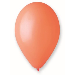Balón pastelový oranžový, 26cm, 1ks