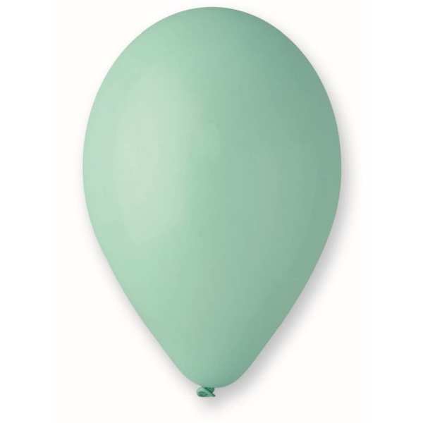 Balón pastelový tyrkysovo zelený, 26cm, 1ks
