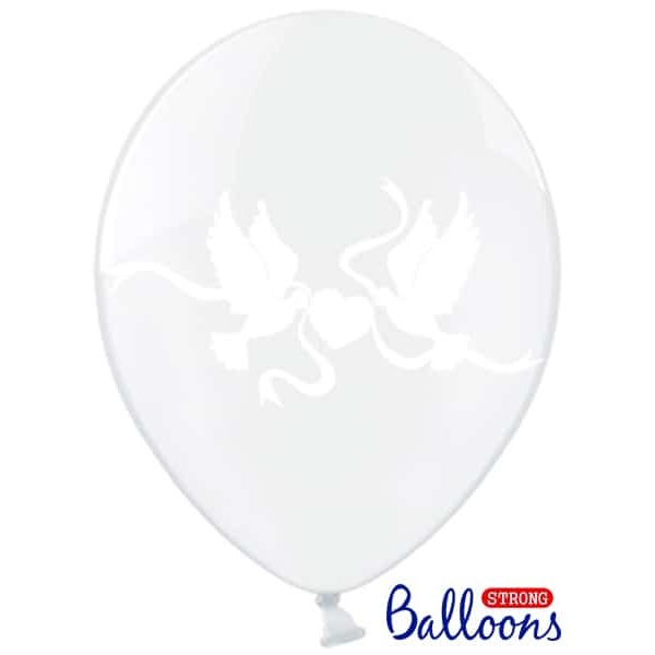 Balón Strong 30cm, HOLUBICE, transparent