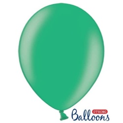 Balón metalický zelený, 30cm, 1ks