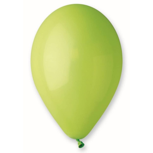 Balón pastelový bledozelený, 26cm, 1ks