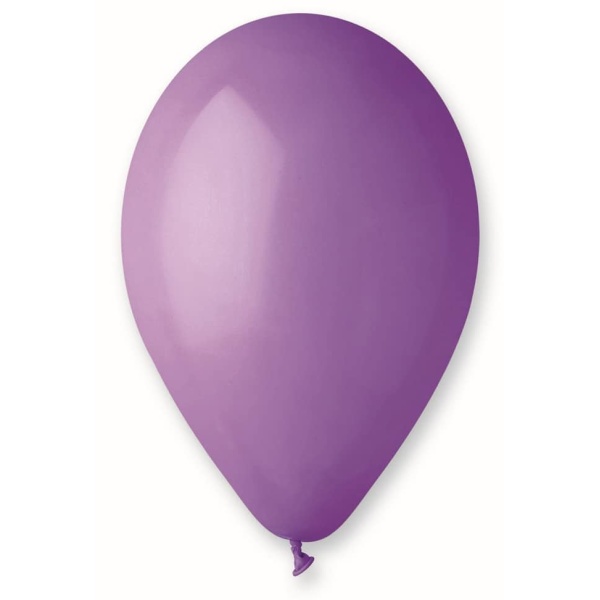Balón pastelový fialový, 26cm, 1ks
