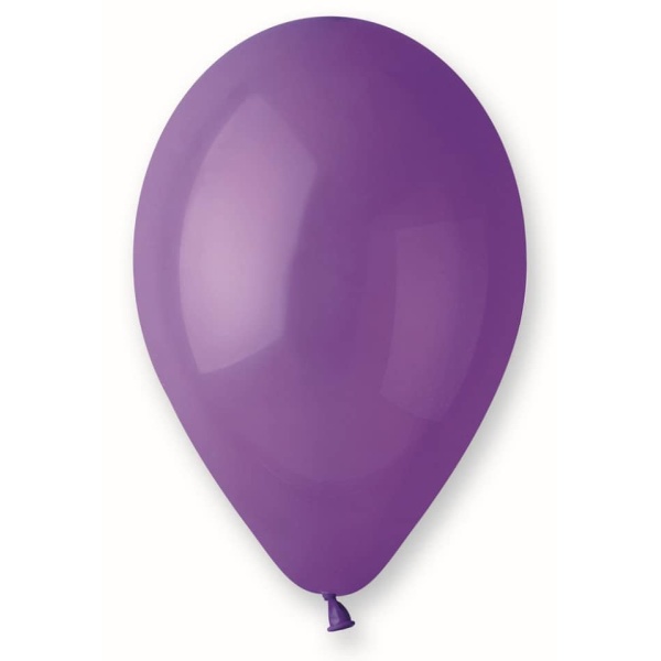 Balón pastelový tmavofialový, 26cm, 1ks