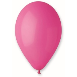 Balón pastelový tmavoružový, 26cm, 1ks