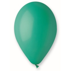 Balón pastelový tmavozelený, 26cm, 1ks