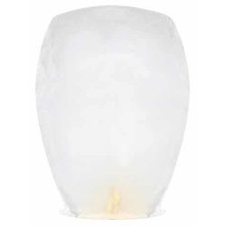 Lietajúci lampión biely, 37x53x95 cm