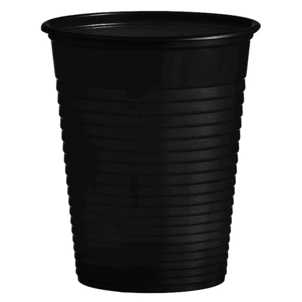 Plastový pohár čierny, 10ks