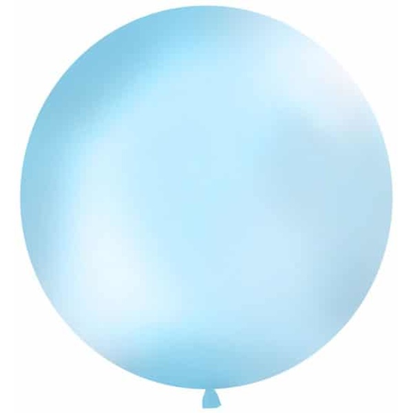 Balón veľký pastelový bledomodrý, 100cm