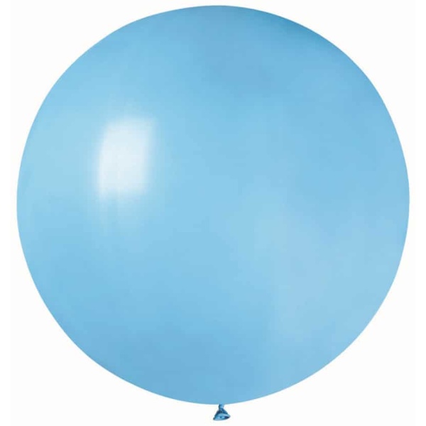 Balón veľký pastelový modrý, 85cm