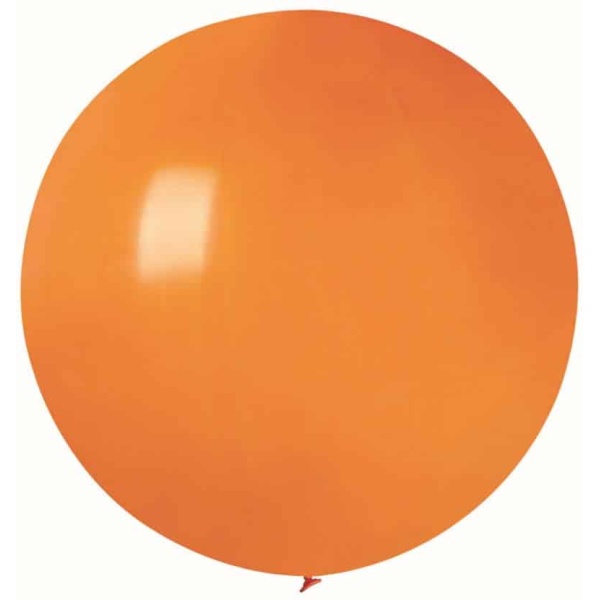 Balón veľký pastelový oranžový, 80cm