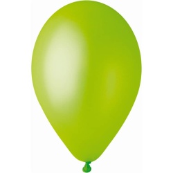 Balón metalický bledozelený, 26cm, 1ks