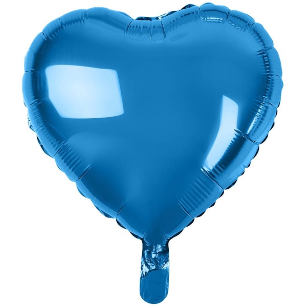 Fóliový balón modré srdce, 46cm