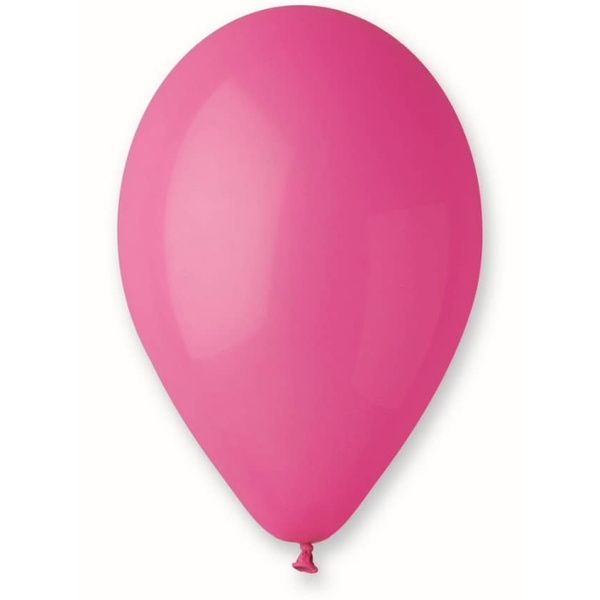 Balón pastelový tmavo ružový 30cm, 1ks