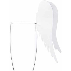 Dekoračné krídla na pohár, 12x10cm, 10ks