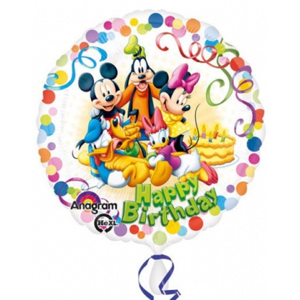 Fóliový balón Mickey a jeho kamaráti, 45cm