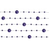 Girlanda perlová fialová, 130cm, 5ks