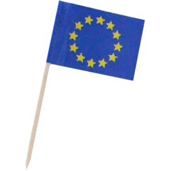 Napichovadlo EU vlajočka, 70mm, 50ks