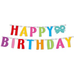 Girlanda nápis Happy Birthday, 160x14cm