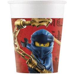 Papierové poháre Lego Ninjago, 200ml, 8ks