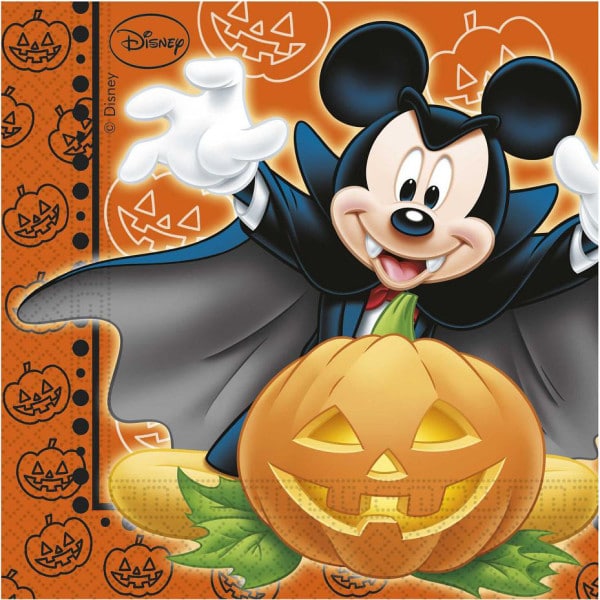 Servítky Mickey Halloween, 33x33cm, 20ks