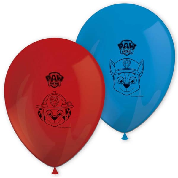 Balóny Tlapková Patrola - PAW Patrol, 25cm, 8ks