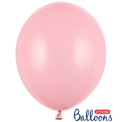 Balón pastelový bledo ružový, 30cm, 1ks